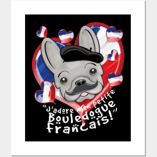 I love my little French Bulldog! Posters and Art